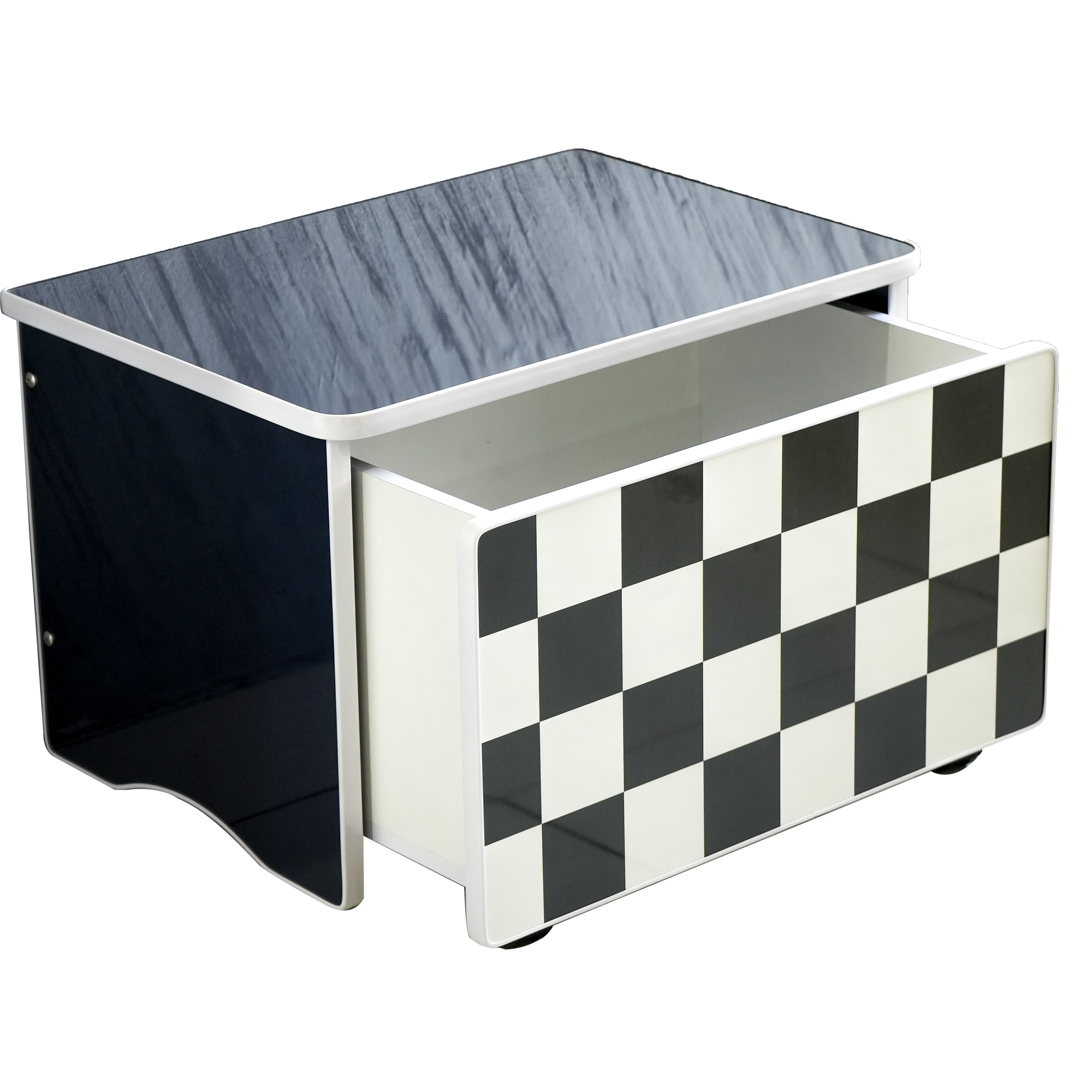 Kids Racing Flag Storage Toybox