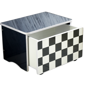 Kids Racing Flag Storage Toybox