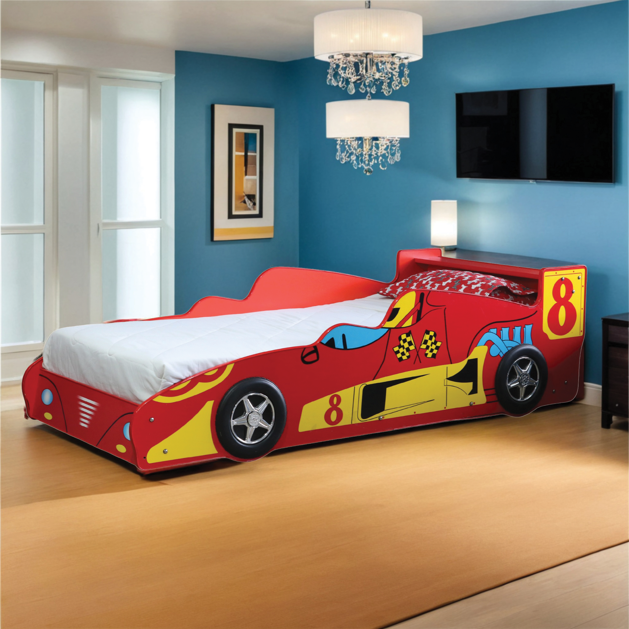 Kids Raptor Car Bed